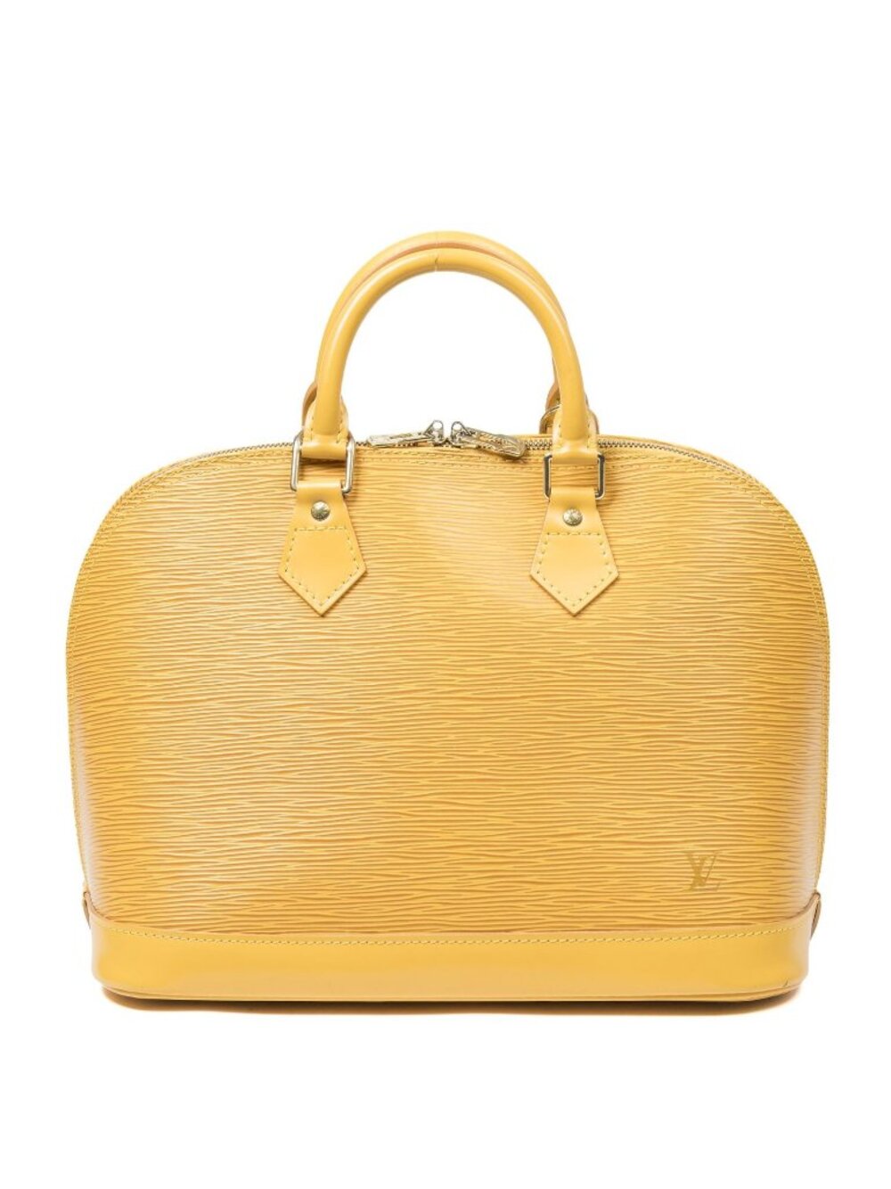 Louis Vuitton Alma Yellow Epi Handbag